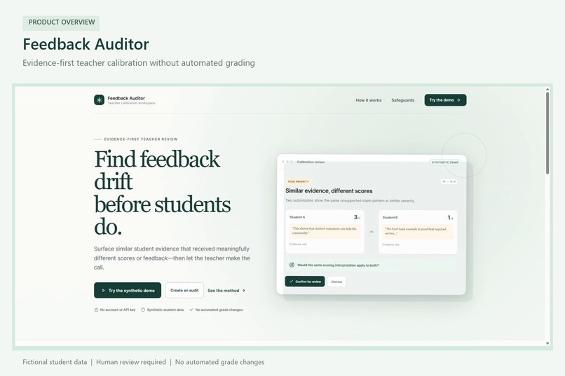 Feedback Auditor – screenshot 1