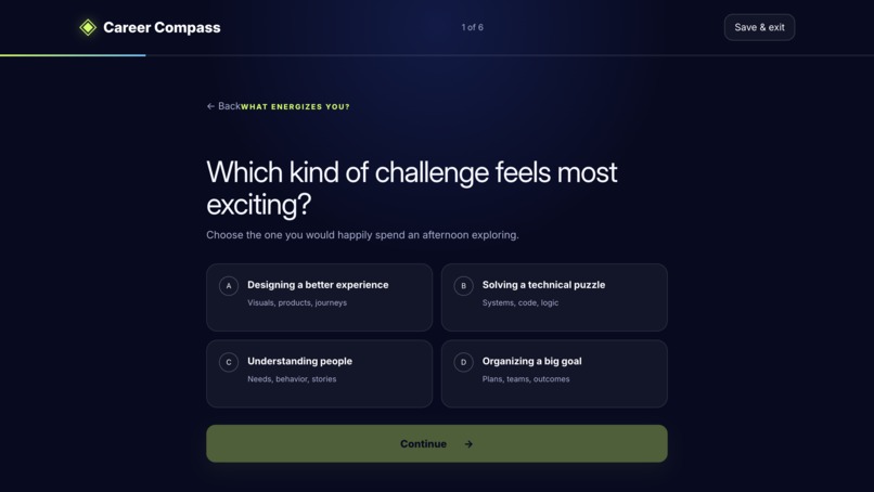 Career Compass – screenshot 3