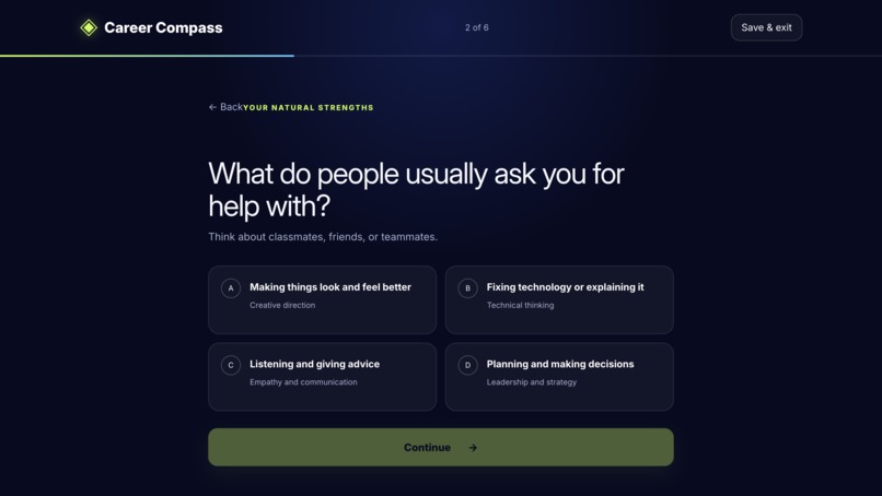 Career Compass – screenshot 4