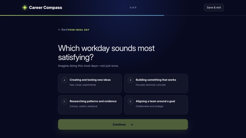 Career Compass – screenshot 5