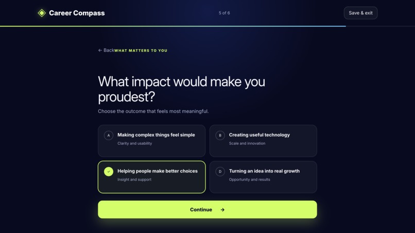 Career Compass – screenshot 7