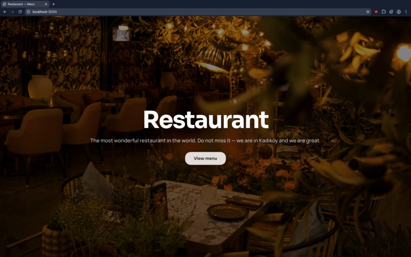 Restaurant Menu – screenshot 4