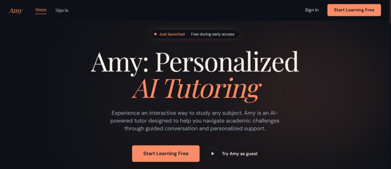 Amy An AI Tutor – screenshot 1