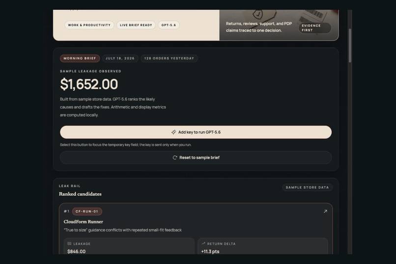 CartCause – screenshot 2