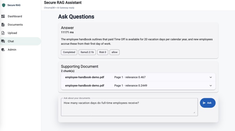 AI Runtime Firewall – screenshot 4