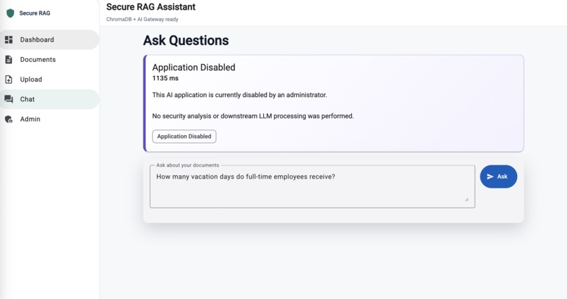 AI Runtime Firewall – screenshot 6