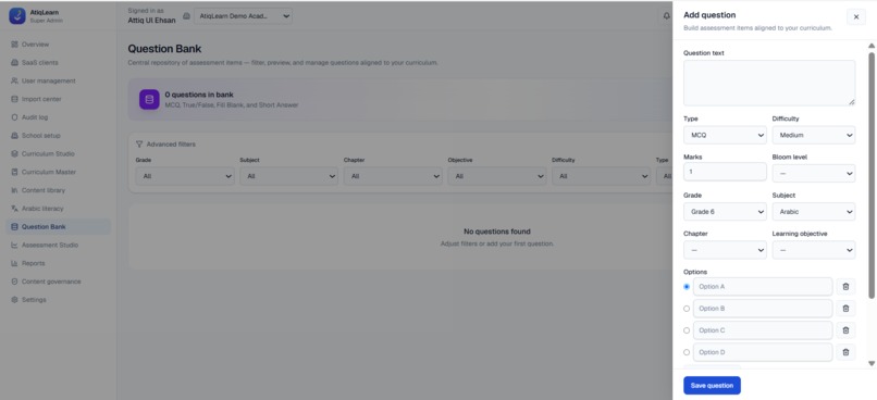AtiqLearn — AI-Powered Adaptive Learning Platform – screenshot 4