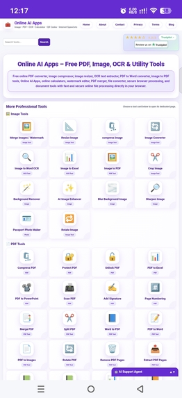 online ai apps – screenshot 1