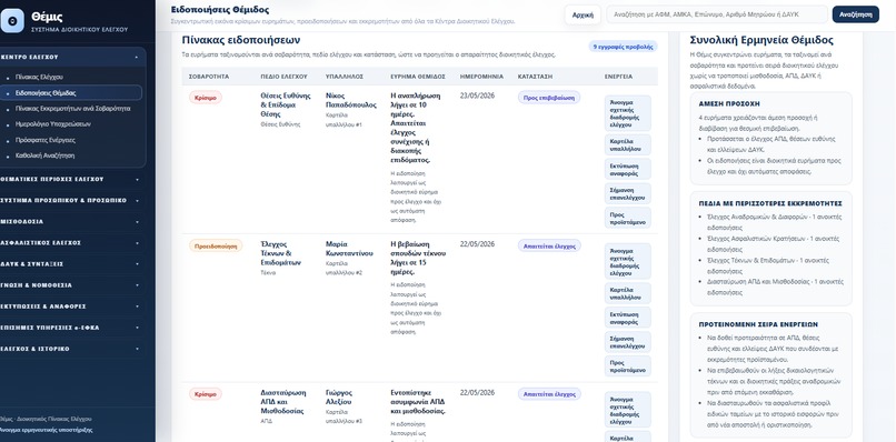 THEMIS Evidence Navigator – screenshot 3