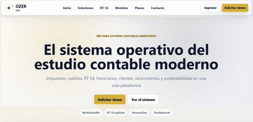 OZER ERP – screenshot 2