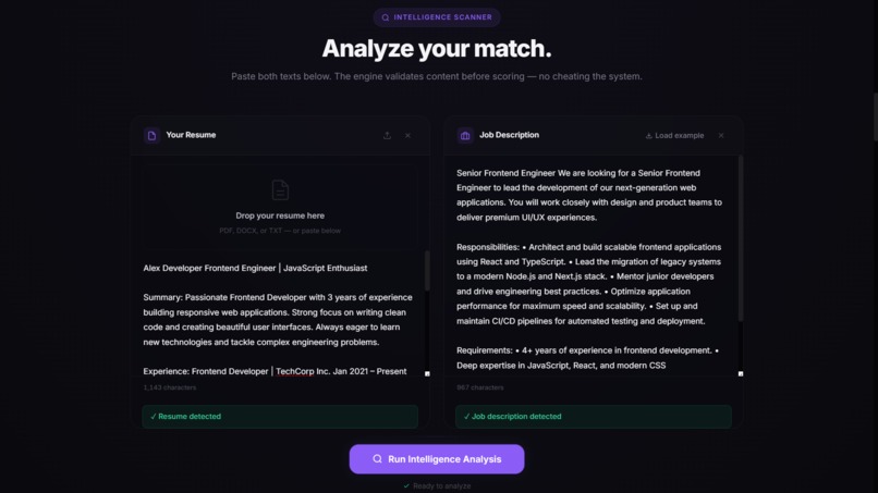 ResumeRadar – screenshot 2