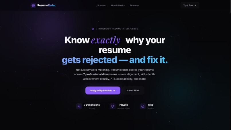 ResumeRadar – screenshot 1