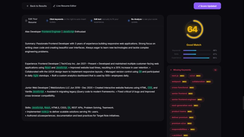 ResumeRadar – screenshot 6