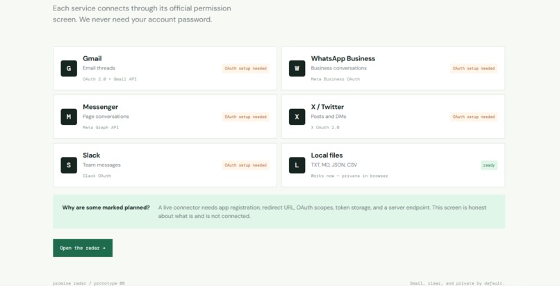 Promise Rader – screenshot 1