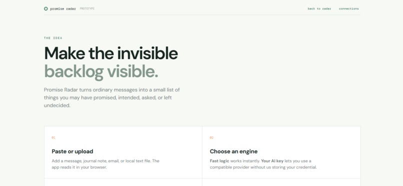 Promise Rader – screenshot 2