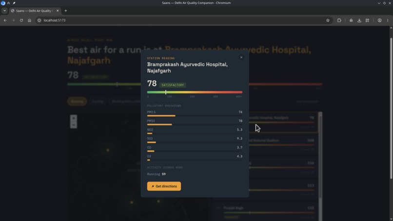 AQI montior – screenshot 2