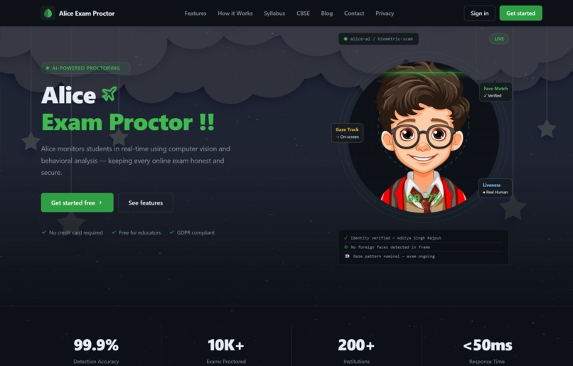 Alice Exam Proctor – screenshot 1