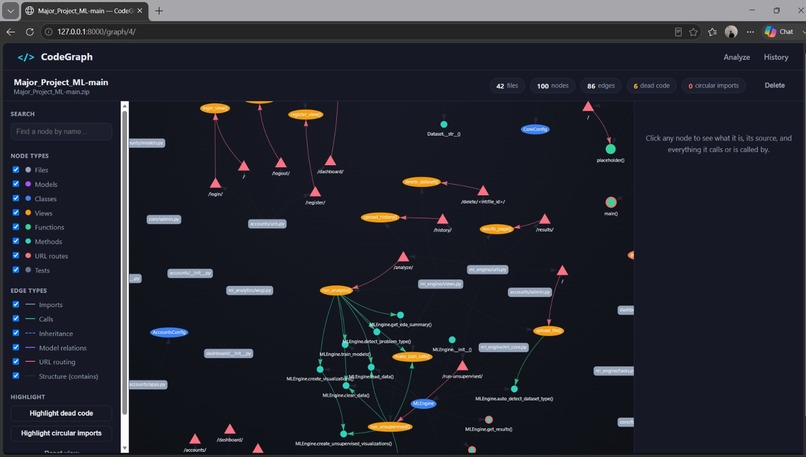CodeGraph – screenshot 1