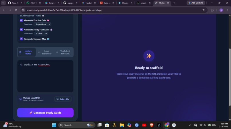 studyscaff folder – screenshot 2