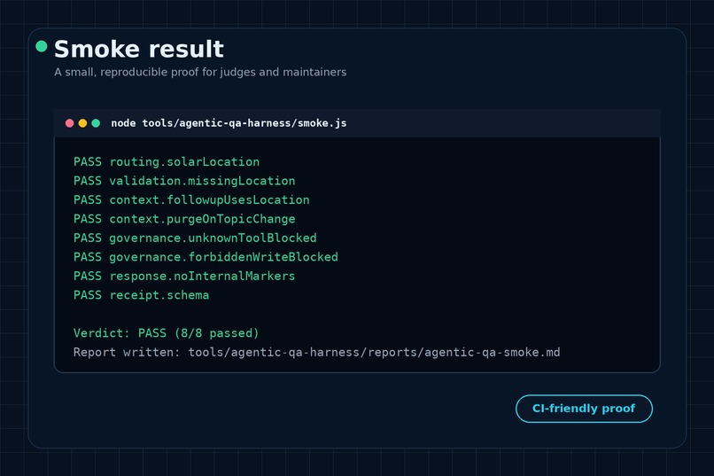 Agentic QA Harness for Governed Tool-Using Agents – screenshot 3