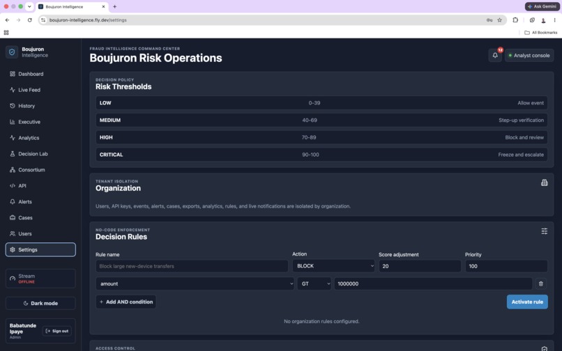 Boujuron Intelligence – screenshot 1