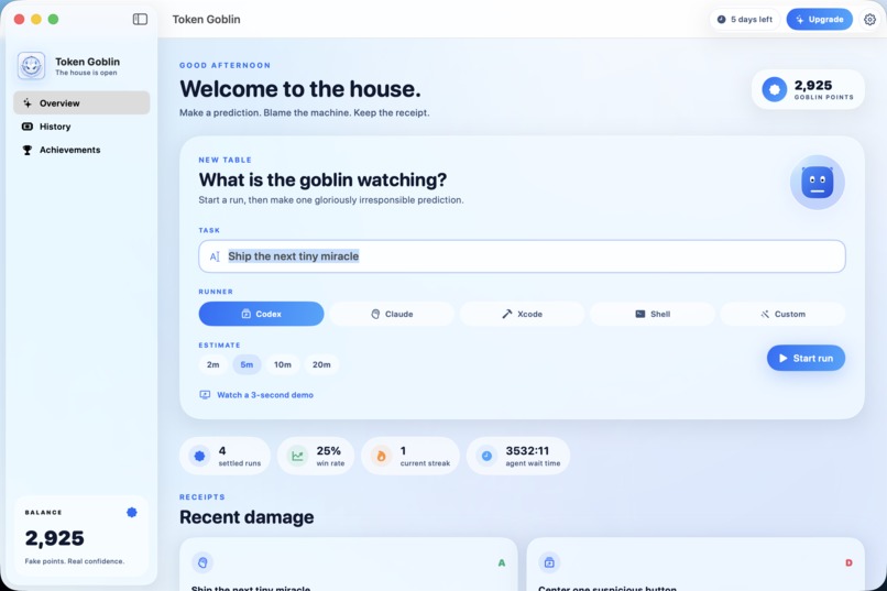 TokenGoblin – screenshot 1