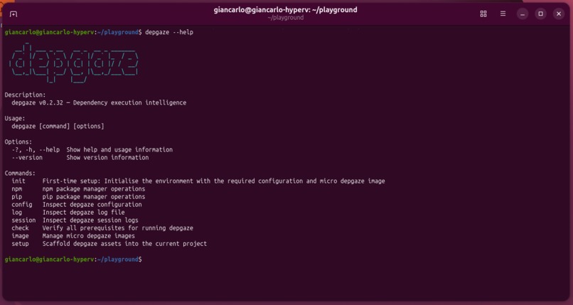depgaze - Dependency Execution Intelligence – screenshot 2