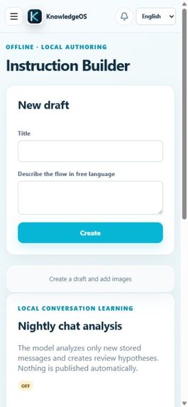 KnowledgeOS – screenshot 1
