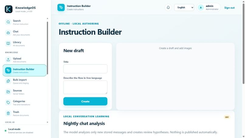KnowledgeOS – screenshot 3
