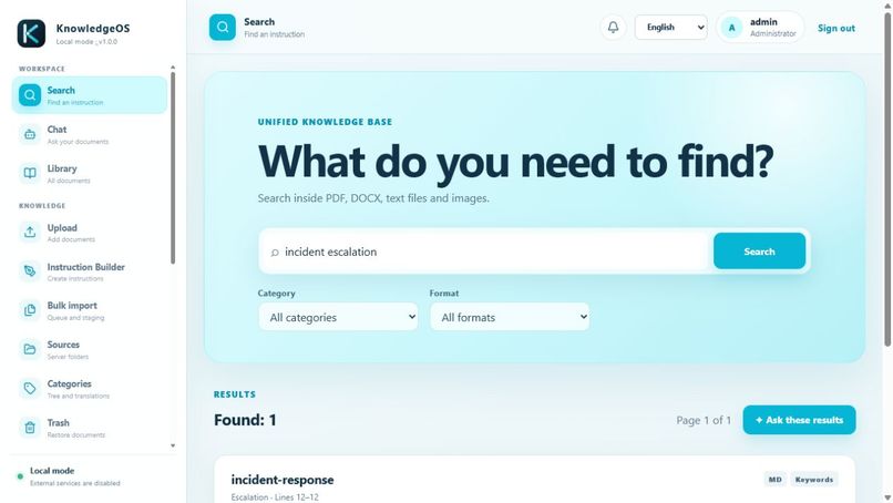 KnowledgeOS – screenshot 6