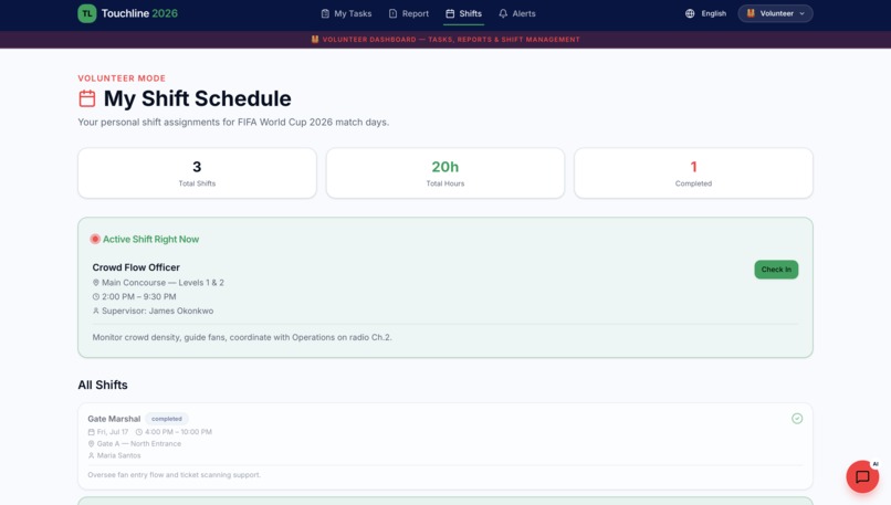 Touchline – screenshot 1