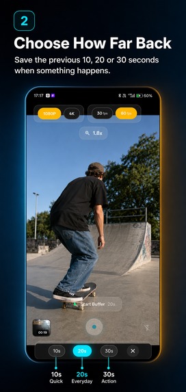 Flashback Cam - Pre Record Camera – screenshot 2