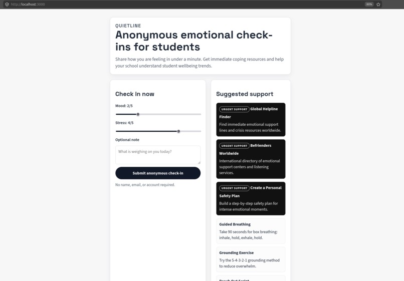 QuietLine – screenshot 3