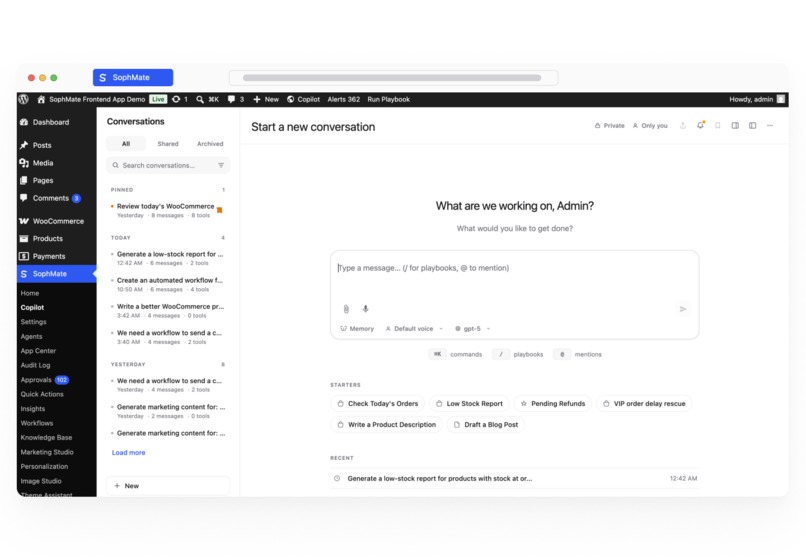 SophMate – screenshot 2