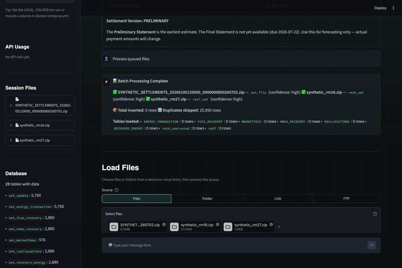 NEMwise - An AI Settlement Copilot for Energy Retailers – screenshot 4