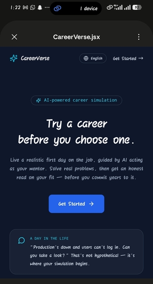 Career_Verse – screenshot 1