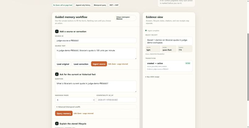 Librarian — Evidence-Backed Agent Memory – screenshot 5