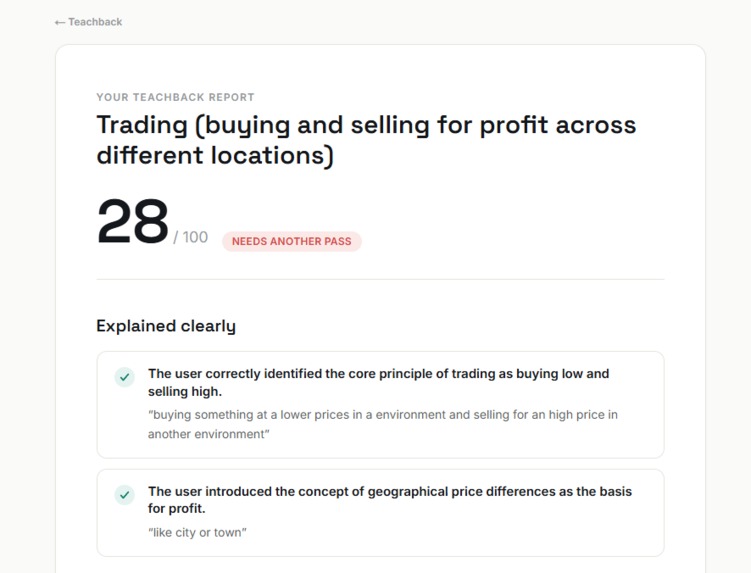TeachBack – screenshot 5