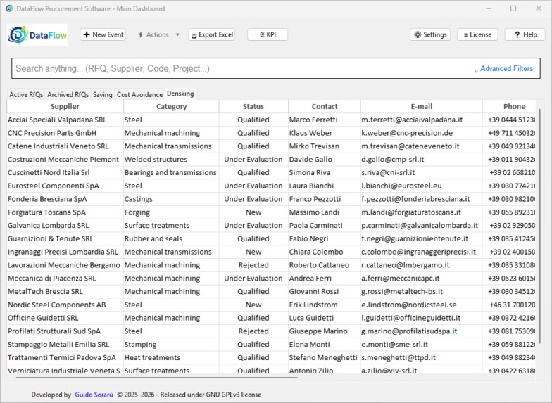 DataFlow Procurement Software – screenshot 4