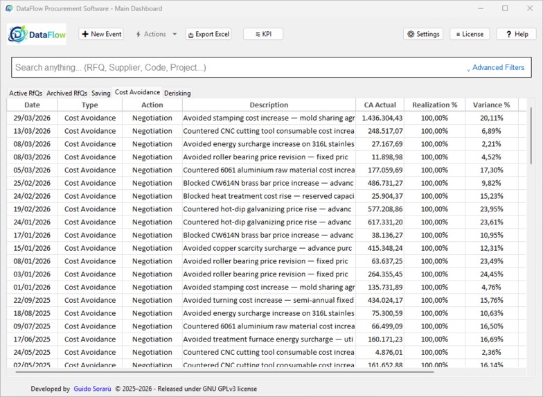 DataFlow Procurement Software – screenshot 5