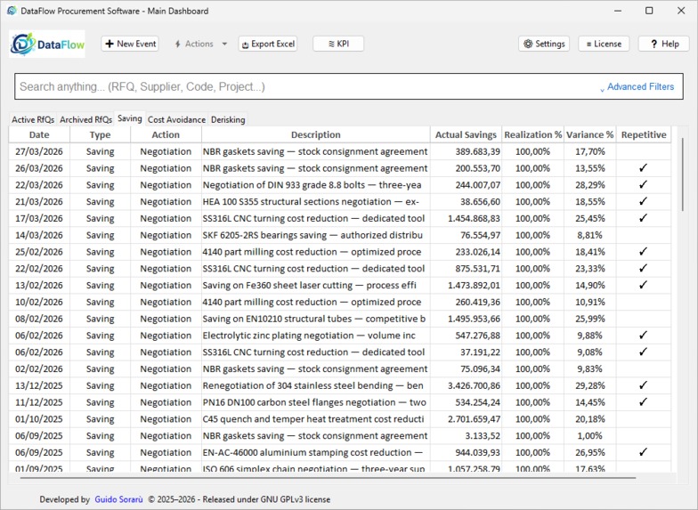 DataFlow Procurement Software – screenshot 3