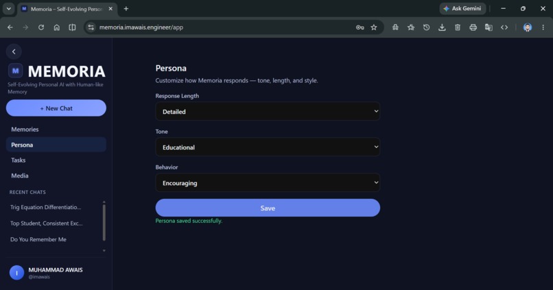 MEMORIA – screenshot 3