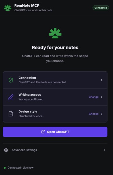 RemNote MCP – screenshot 1