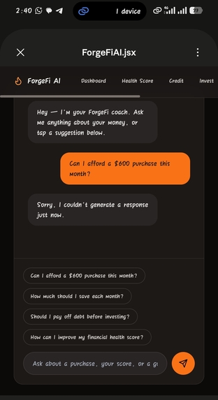 Forgefi.ai – screenshot 2