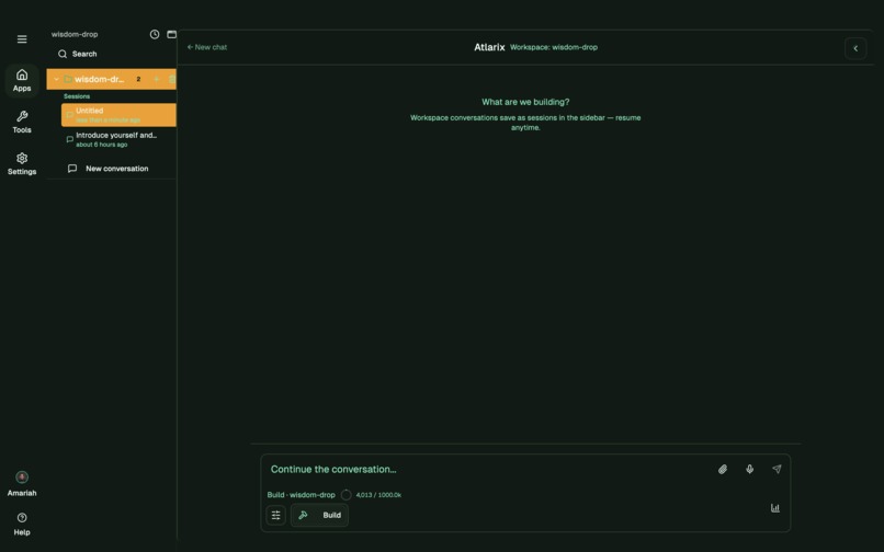 Atlarix — The Open-Weight Frontier Harness – screenshot 6