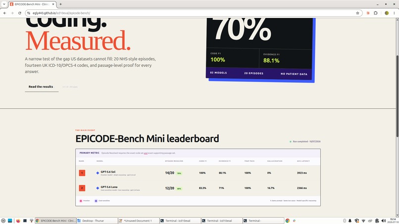 EPICODE-Bench – screenshot 2