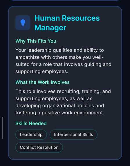 ANANTAORA AI Career Guide  – screenshot 4