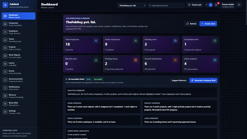 FebGrid – screenshot 1