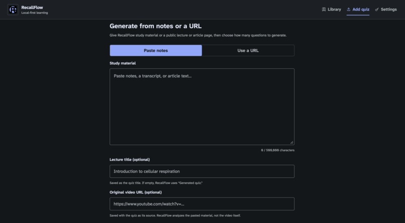 RecallFlow – screenshot 3