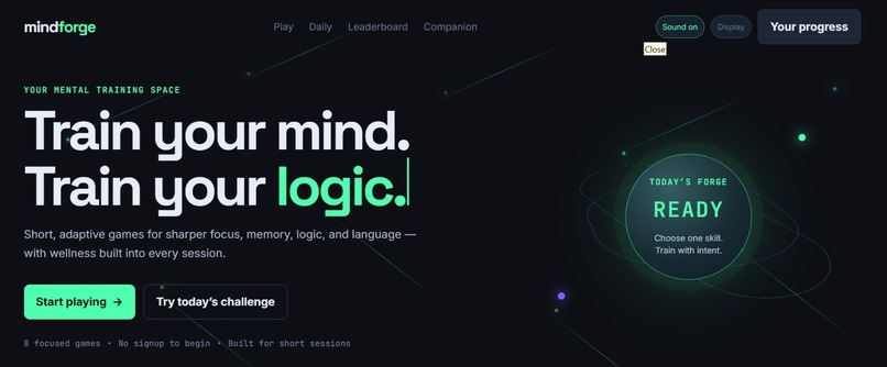MindForge  – screenshot 1